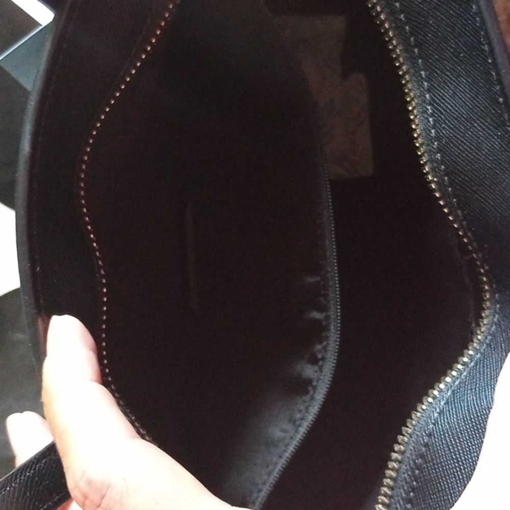 AUTHENTIC KATE SPADE BLACK 🖤 w/ lite shimmer "Glimmer Glitter Matte" - Picture 7 of 8